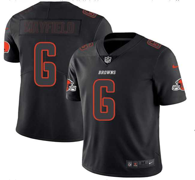 Nike Browns 6 Baker Mayfield Black Impact Rush Limited Jersey Dyin,We sell and wholesale Nike Browns 6 Baker Mayfield Black Impact Rush Limited Jersey Dyin on line form chian!